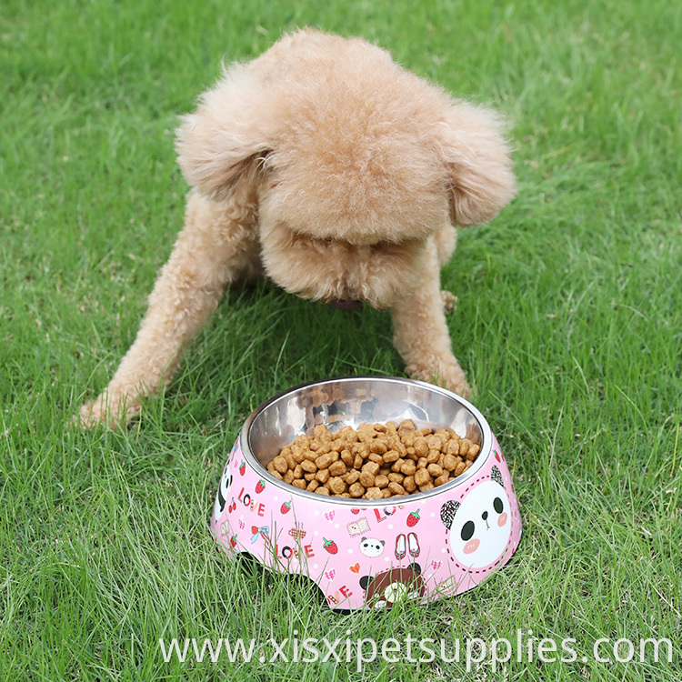 Support Samples Wholesale Factory Price Pet Dog Melamine Food Bowl